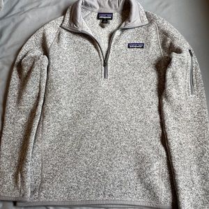 Patagonia gray 1/4 zip pullover